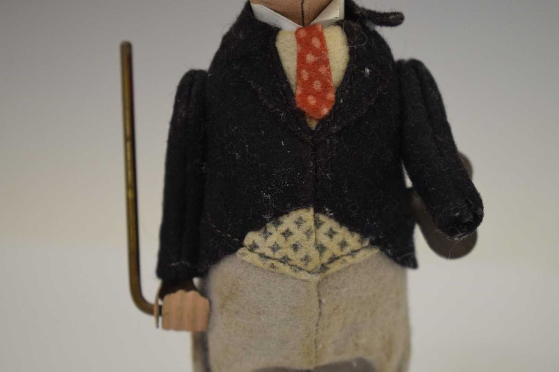 Schuco - 1930s Charlie Chaplin tinplate clockwork figure - Image 3 of 15