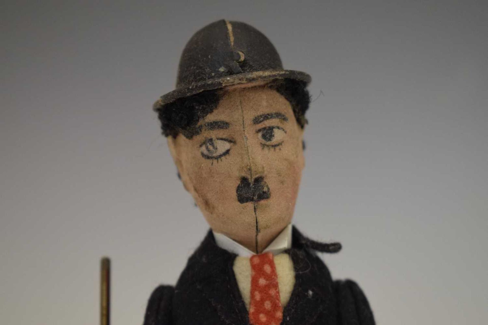 Schuco - 1930s Charlie Chaplin tinplate clockwork figure - Image 2 of 15