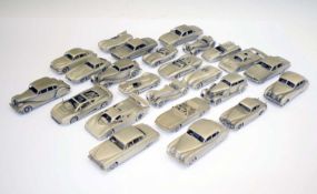 Danbury Mint - Collection of 24 pewter models of Jaguar cars