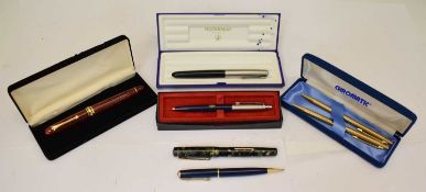 Croxley Dickinson vintage fountain pen, etc