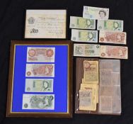 Bank of England white £5 banknote, etc