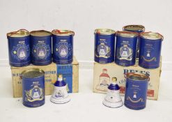 Collection of nine Arthur Bell & Sons Bell's Old Scotch whisky in commemorative royal decanters