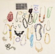 Collection of costume and fashion jewellery