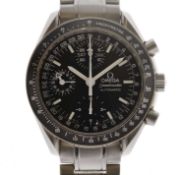 Omega - Speedmaster triple calendar chronograph bracelet watch