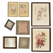 Group of East Asian textiles