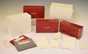 Cartier - Red and gilt sunglasses box