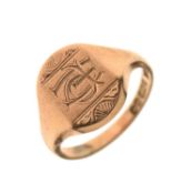 9ct gold signet ring