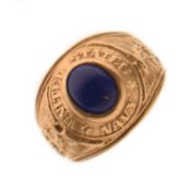 United States Navy 9ct gold ring