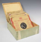 Collection of 78s records to include Nat King Cole, Frankie Laine, The Crickets, etc