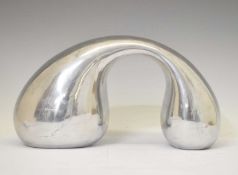 Eva and Peter Moritz for IKEA - Biomorphic polished aluminium sculpture