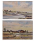 Michael Norman (b.1943) - Pair of watercolours