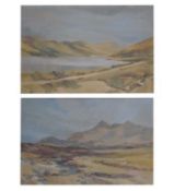 James Archibald Morris (1857-1942) - Pair of watercolours - Scottish scenes