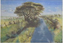 Neil Meacher (1934-2010) - Watercolour - 'Picnic Place, Exmoor'