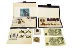 George III silver crown, 1821, etc