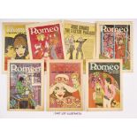 Romeo (1970) 39 issues between Jan 3- Dec 26 Xmas with Young Love stories, Romeo's Fashion Pages, LP