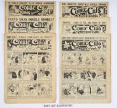 Comic Cuts Xmas issues (1911-1917). 1128 Xmas Double Number, 1180 Xmas Double Number, 1181 Xmas