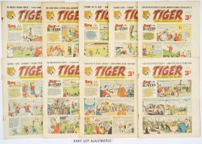 Tiger (1955) 32, 33, 37, 38, 40, 43-69. Starring Melchester's Finest: Roy of the Rovers, Rockfist