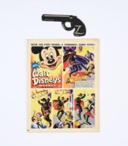 Walt Disney's Weekly No 3 (Feb 9th 1959) wfg Zorro Pistol (lacking disc bullets). Comic [vfn/nm],