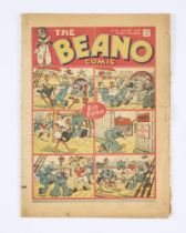 Beano 78 (Jan 20 1940) Propaganda war issue. Wild Boy of the Woods condemned as a British spy.
