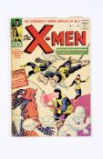X-Men 1 (1963). Ad page missing (after pg.19) not affecting X-Men story. Weak spine with cover
