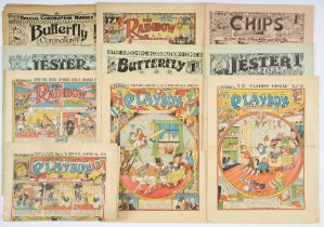 Coronation & Jubilee Numbers Story Papers (1911-1937). Butterfly 1911, Jester 1935, Jubilee Carnival