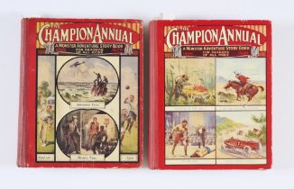Champion Annuals 1 & 2 (1924, 1925). Both [vg+] (2)