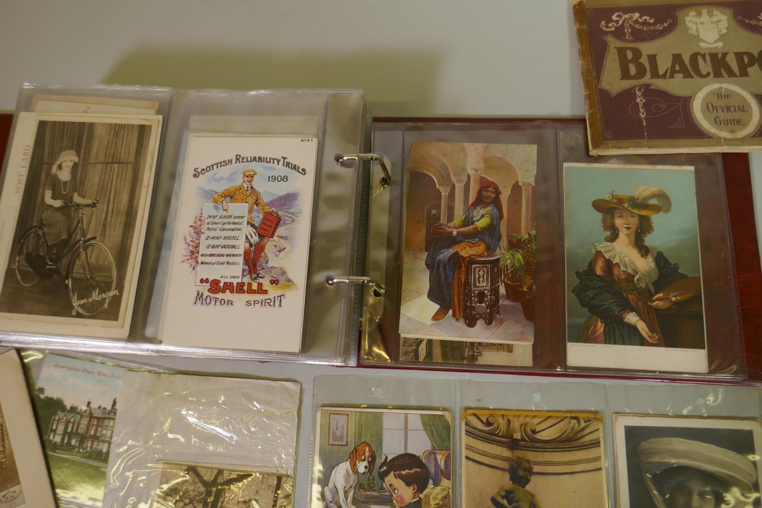 A collection of postcards from the late C19th and early C20th, various subjects - Image 6 of 11