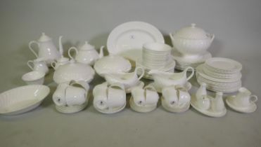 A Wedgwood 'Candlelight' pattern ten place dinner service, and matching eight place coffee and tea