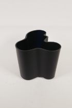 An Alvar Aalto cobalt blue glass 'Savoy' vase, designed in 1937 for the Savoy restaurant in