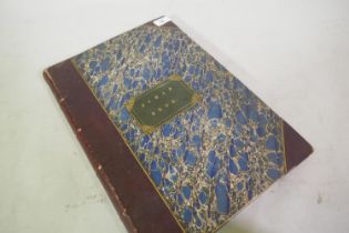 A Victorian scrapbook, 43 x 30cm