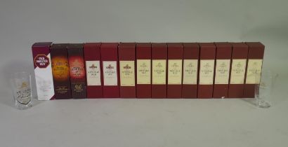A collection of Fullers limited edition vintage ale, two Fullers Brewers Reserve limited edition oak