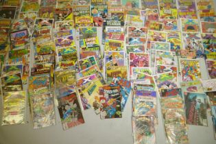 Vintage comics, DC and Marvel, Superman, Supergirl, Wonder Woman, Spiderman, Justice League -