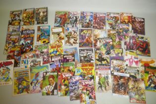 Marvel Collectors' Edition comics, Essential X-Men, Spiderman, Avengers Unconquered, from the