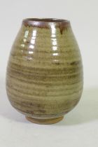 David Leach, (1911-2005), for Lowerdown Pottery, stoneware vase, marked to base, AF chip to rim,