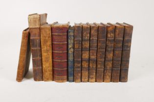 A collection of antiquarian books, including 'The Chase, to which is Annexed Field Sports' by
