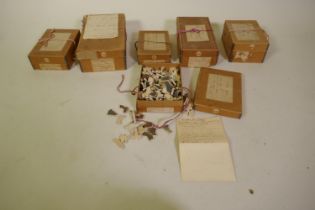 Six antique wooden jigsaw puzzles ex the Northern Picture Puzzle Exchange, supplied by 'Puzzles',