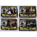 Four Original Different Escape From New York Fotobusta Movie Film Posters.