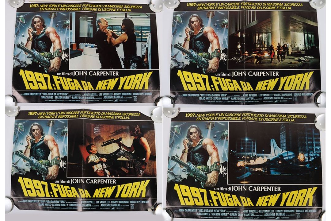 Four Original Different Escape From New York Fotobusta Movie Film Posters. - Image 1 of 5