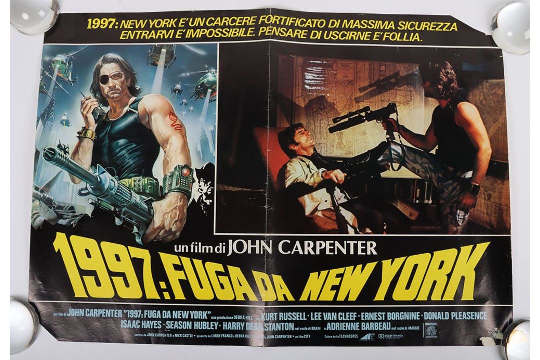 Four Original Different Escape From New York Fotobusta Movie Film Posters. - Image 4 of 5