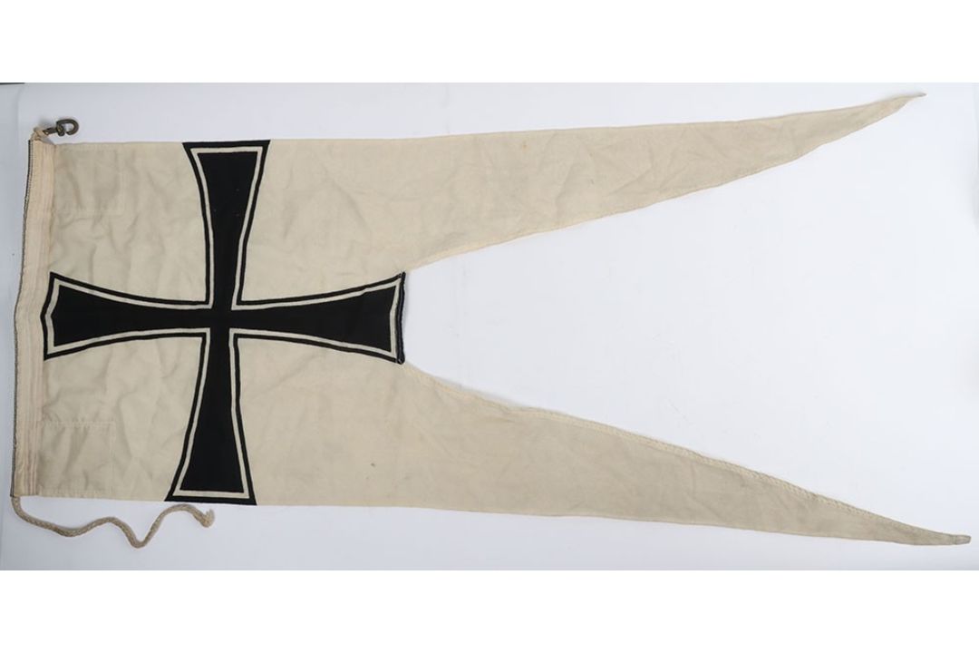 WW1 Imperial German Navy Commodores Flag. A good clean example of a ...