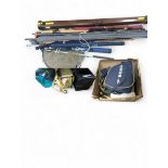 Collection of fishing rods