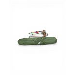 Bivvy Whack in bag together with shooting sticks