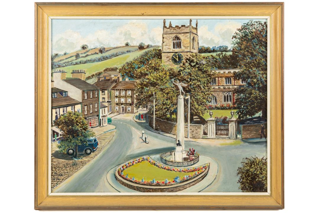 E Mace (British 20th century): Skipton Town Square - Image 3 of 9