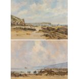 Bill Lowe (Yorkshire 1922-2006): 'South Beach - Scarborough' and 'Morning Light - South Bay Scarboro