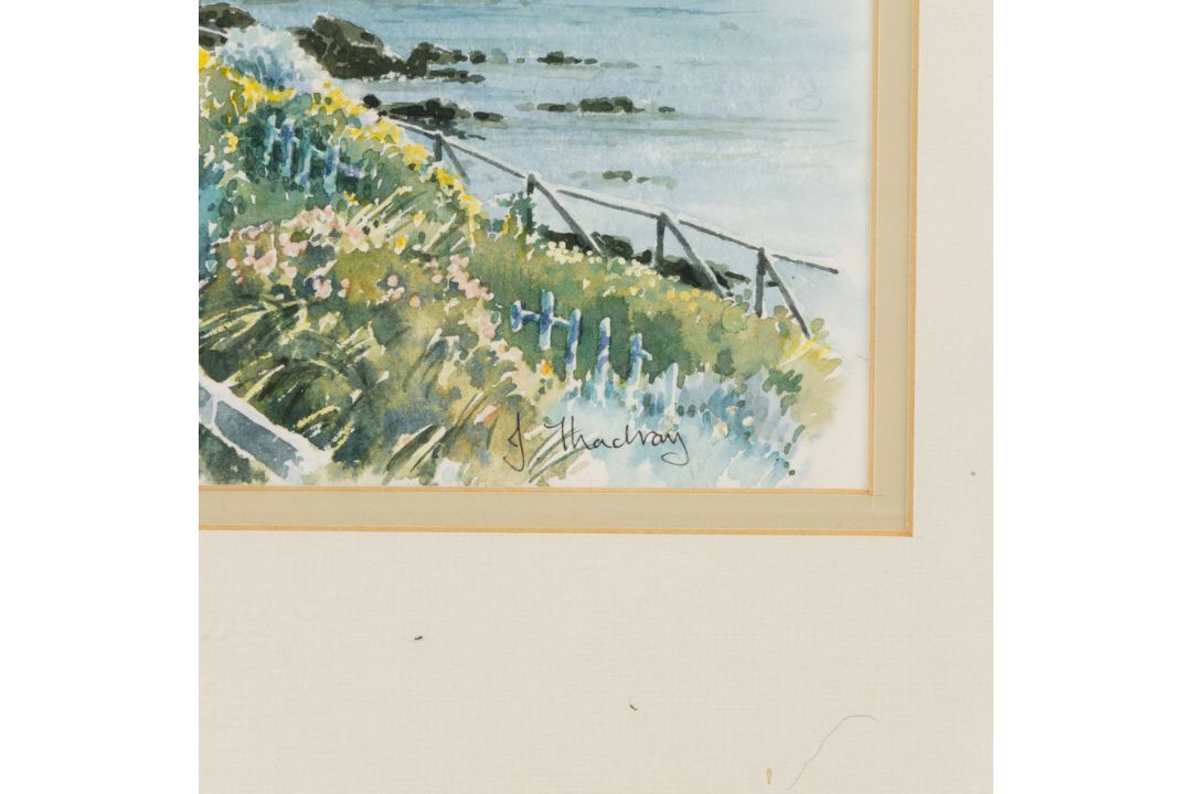 Janet Thackray (British 20th century): Lady Palmer's Cottage - Runswick Bay - Image 4 of 9