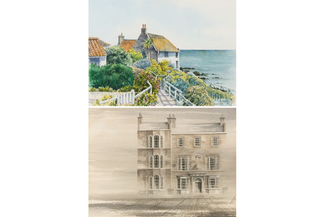 Janet Thackray (British 20th century): Lady Palmer's Cottage - Runswick Bay - Image 1 of 9