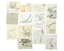 Trevor BELL (1930-2017) Fourteen early abstract drawings, c1961