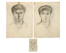Trevor BELL (1930-2017) Self-portraits, 1953