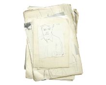 Trevor BELL (1930-2017) Various early drawings, 1954