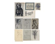 Trevor BELL (1930-2017) Various early drawings, 1953